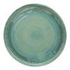 Assiette plate basalt vert océan 26cm