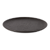 Assiette Plate Croco Noir 21 Cm