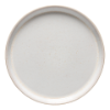 Assiette ronde 24cm crème blanc