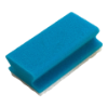 Eponge A Recurer Non Abrasive Bleue