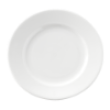 Assiette avec rebord, blanche,  15 cm