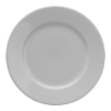 Assiette avec rebord, blanche,  22 cm