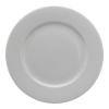 Assiette avec rebord, blanche,  28 cm