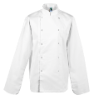 Veste de cuisine Hilton manches longues avec boutons pression blanc taille M