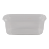 Ravier transparent rectangulair 200ml PP