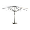 Squelette de parasol anthracite 5m