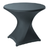 Housse pour table haute bistrot, anthracite