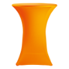 Housse de table haute orange 80/85cm