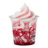 Glace à l'italienne à la fraise