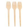 Mini fourchettes en bois 140mm 200st