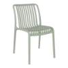 Chaise de terrasse Domburg sans accoudoirs gris-vert