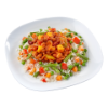 Chili con carne avec riz et légumes