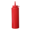 Flacon distributeur 35 cl dop 55 x 205 mm PP, rouge