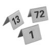 Numéros de table n° 13-24 inox