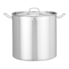 Casserole haute inox avec couvercle 37 litres