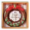 Couronne de Noël chocolat 25,5 cm