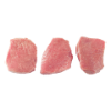 Médaillon de veau rosé portionné vide en vrac