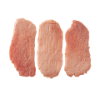 Escalope de grosse cuisse de porc non panée en vrac