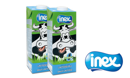 Lait sans lactose Inex