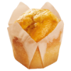 Muffin, mini appel, kaneel