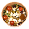Griekse bowl met pasta