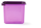 Food container 1/6 gastronorm paars 2.6 liter, 17.6 x 16.2 x 15 cm