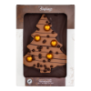 Chocolade tablet kerstboom deco