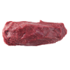 Runder biefstuk zijlende