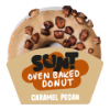 Donut karamel pecannoot gebakken